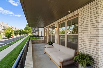 Private balcony and patio